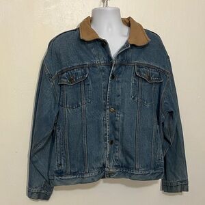 Vintage Woodlake men’s XL denim trucker jacket traditional western wear